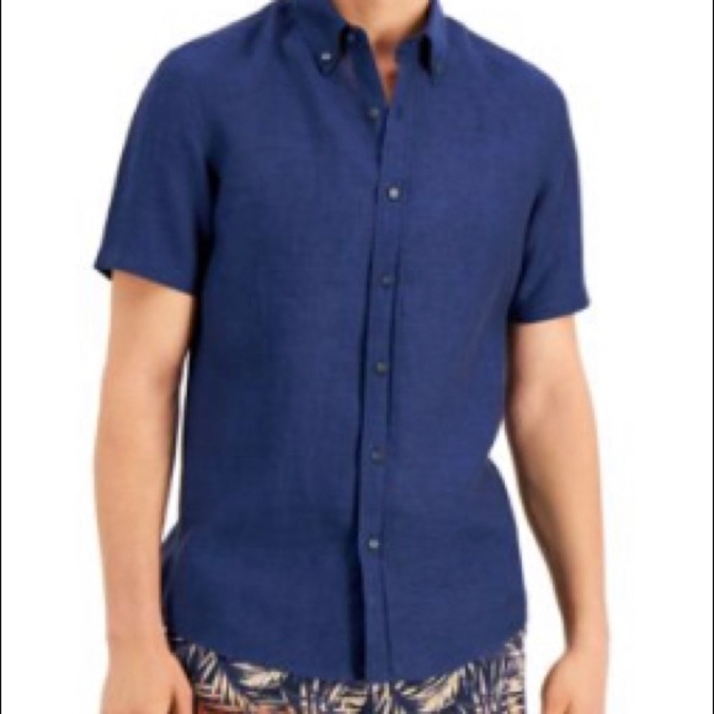 Michael Kors mens slim fit shirt size XL